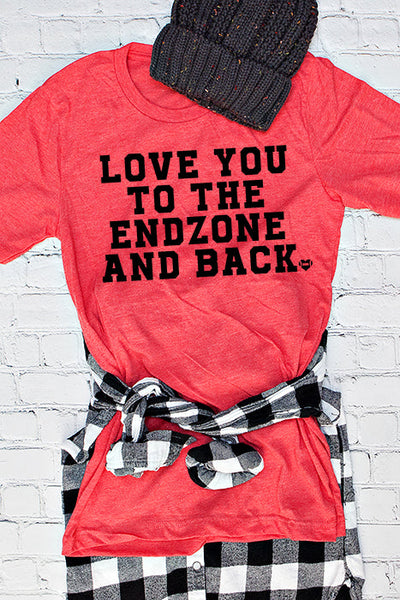 Love You to the Endzone & Back T-Shirt - Korvel