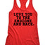 Love You to the Endzone & Back Tank Top