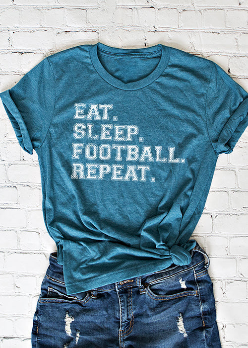 Play, Rest, Conquer: Football Lifestyle Tee - Korvel