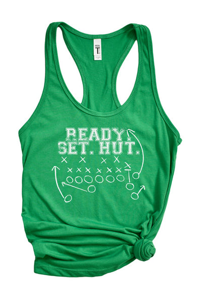 Ready Set Hut Racerback Tank Top