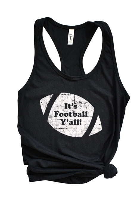It's Football Y'all Racerback Tank Top