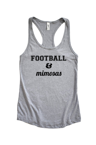 Football & Mimosas Racerback Tank Top