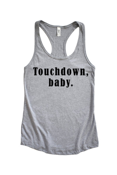 Touchdown Baby Racerback Tank Top - Korvel