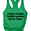 Both Teams Have Fun! Racerback Tank Top