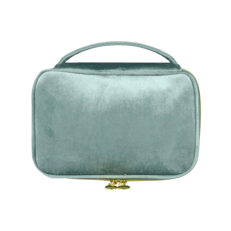 Sac à maquillage en flanelle - Portable et spacieux