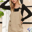Vestido de tirantes anchos ajustable con escote cuadrado para mujeres