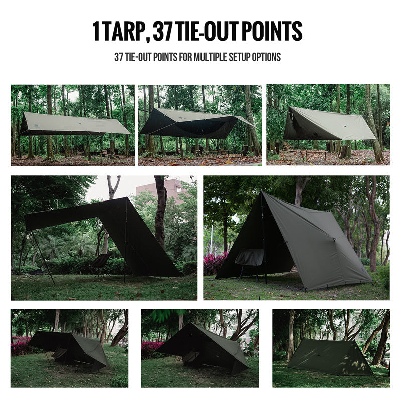 Premium Sunscreen and Rainproof Camping Awning