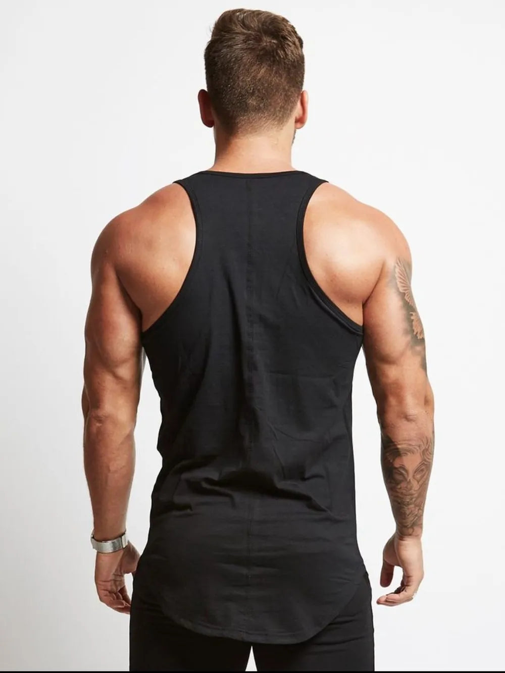 Men's Round Neck Racerback Tank Top