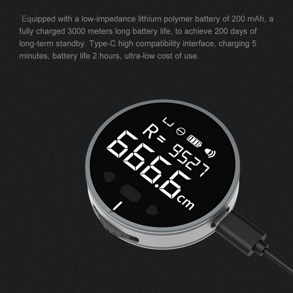 High Precision Electronic Measuring Ruler with LCD Display