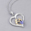 Colgante de Tanzanita Genuina de 0.45 Quilates en Plata Esterlina