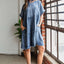 Robe Mini Surdimensionnée avec Design Boho pour Femmes