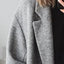 Women's Multi-Color Woolen Trench Coat