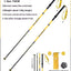 Premium Folding Carbon Trekking Poles for Outdoor Adventures