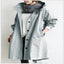 Women's Casual Windbreaker Jacket with Hood and Pockets