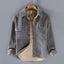 Men's Fleece Lined Casual Coat Shirt