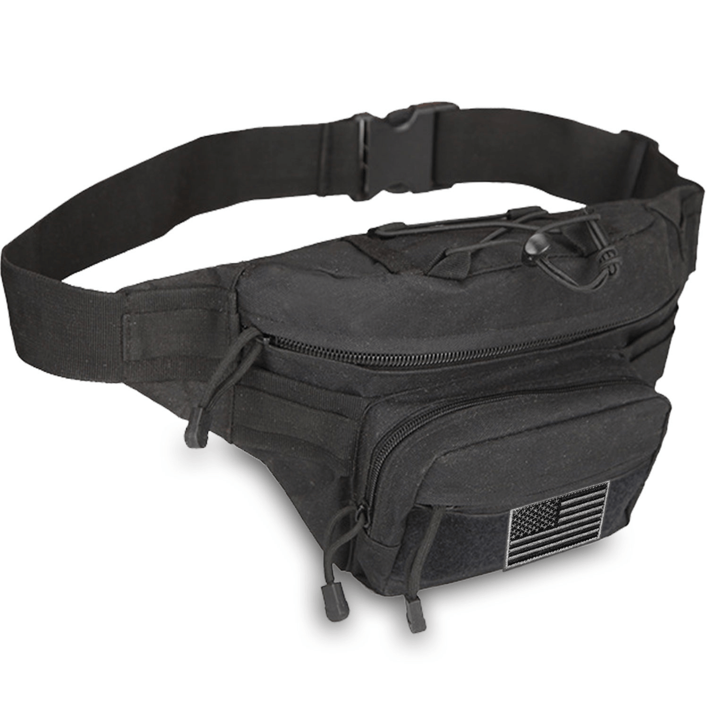 Bolsa de Cintura Táctica para Caza XGear con Parche de Bandera de EE. UU.