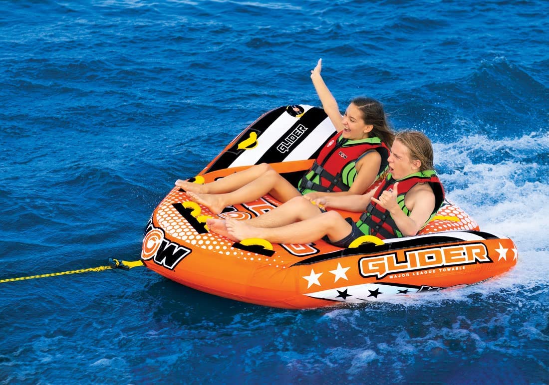 WOW Watersports Glider 2 Person Towable avec sièges flexibles