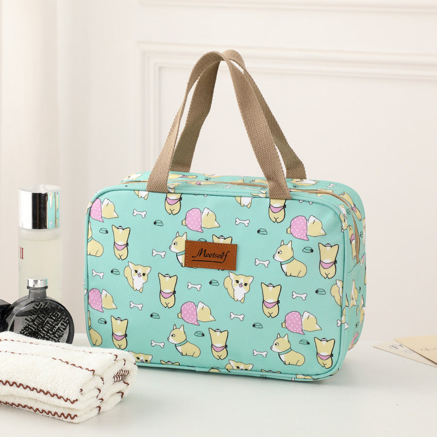 Trousse de toilette de voyage portable à haute capacité