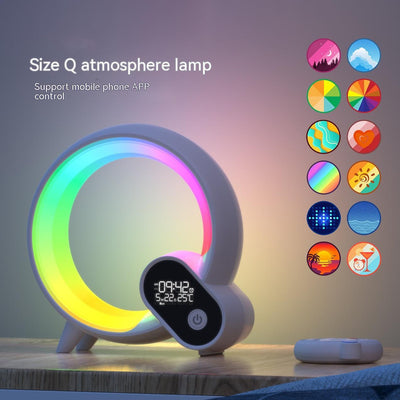 Reloj despertador analógico Creative Q Light con audio Bluetooth