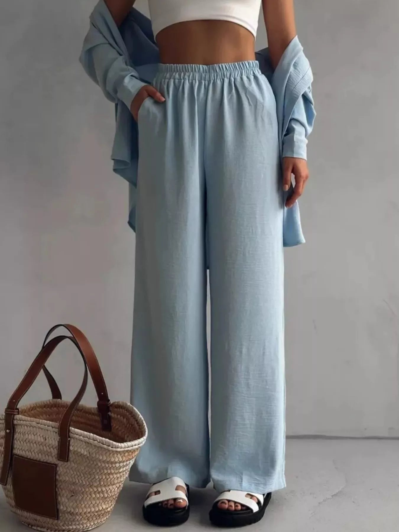 Premium Button Down Shirt and Pants Set