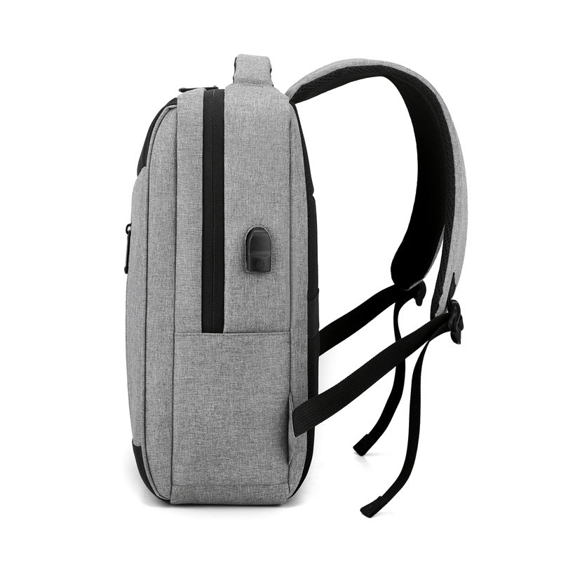Large Capacity Business Casual Laptop Backpack with USB Charging