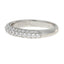 Bague de mariage élégante en zircon cubique en argent sterling