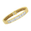 Pulsera de Tenis de Diamantes en Oro Amarillo de 14K con Corte Princesa - Tamaño 7"
