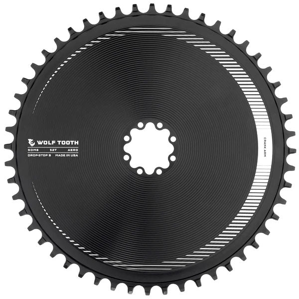 Wolf Tooth Aero 52T Chainring for SRAM 8-Bolt Cranks