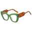 Lunettes de soleil élégantes à couleurs contrastées pour toutes les occasions