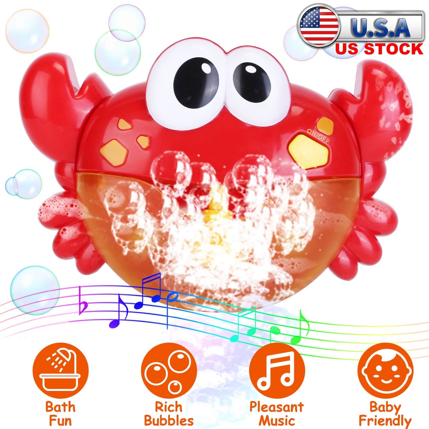 Fabricante de Burbujas Musicales de Rana para Niños Pequeños