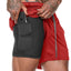 Pantalones Cortos Activos de Talla Grande para Hombre con Cintura Ajustable