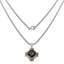 6.27 Carat Smoky Quartz, Citrine & White Topaz Pendant in Sterling Silver