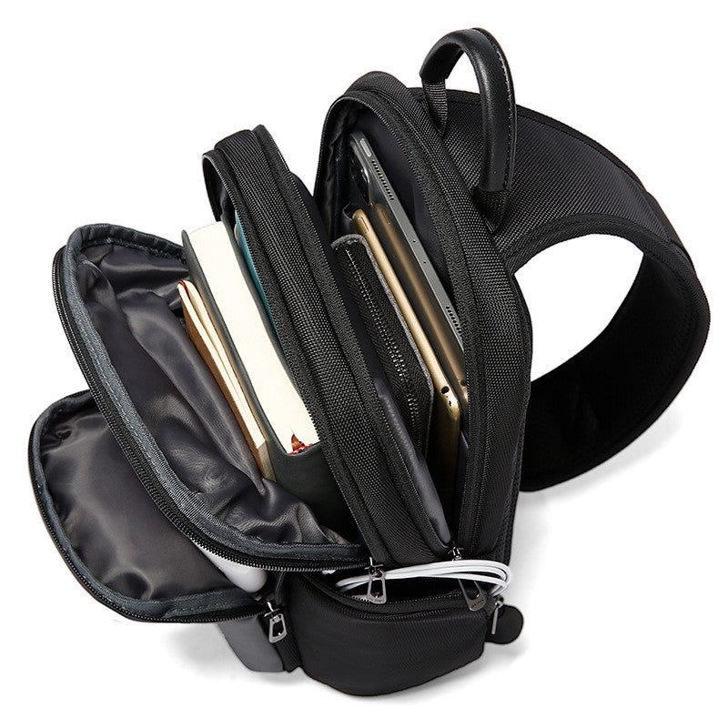 BANGE Men's Large Capacity Crossbody Bag