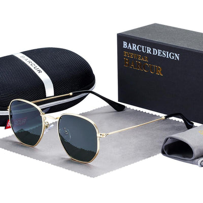 Classic Retro Luxury Reflective Sunglasses