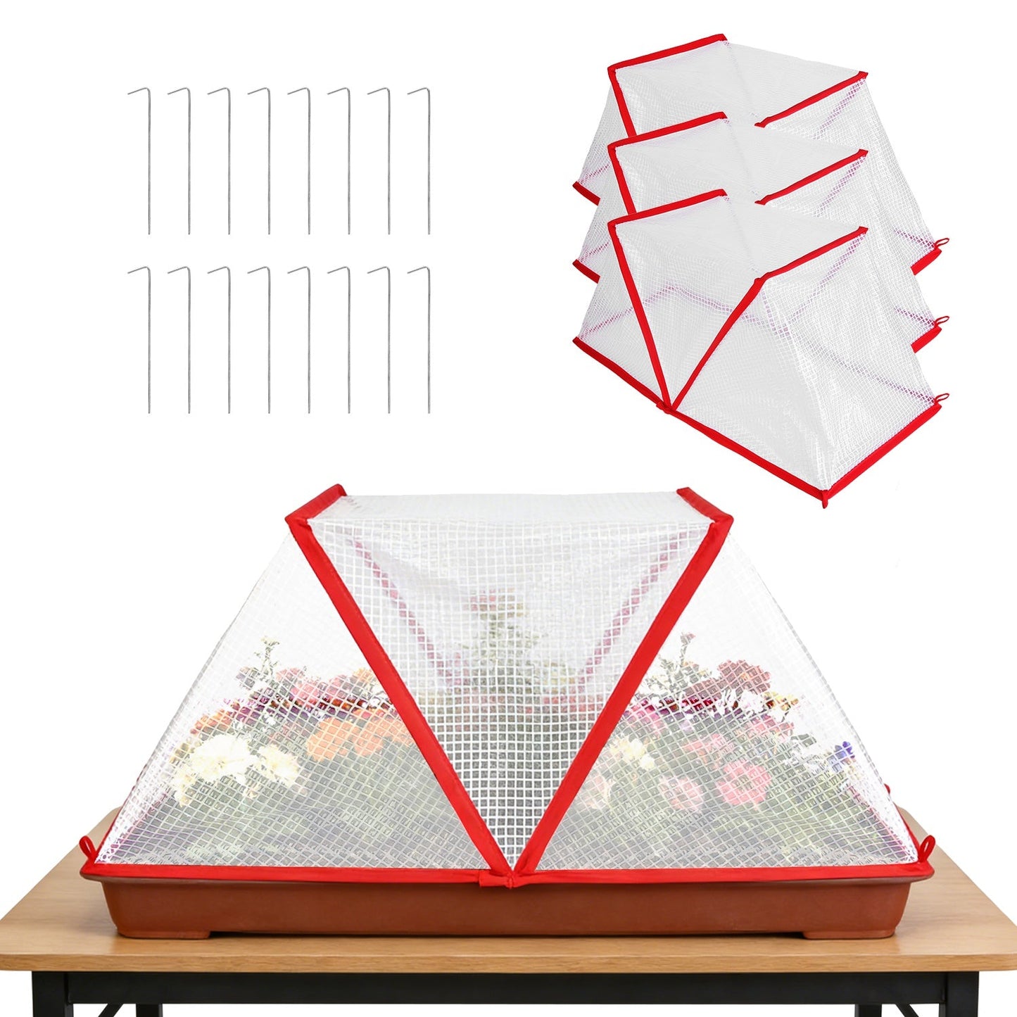 4-Pack Garden Row Accelerator Plant Covers