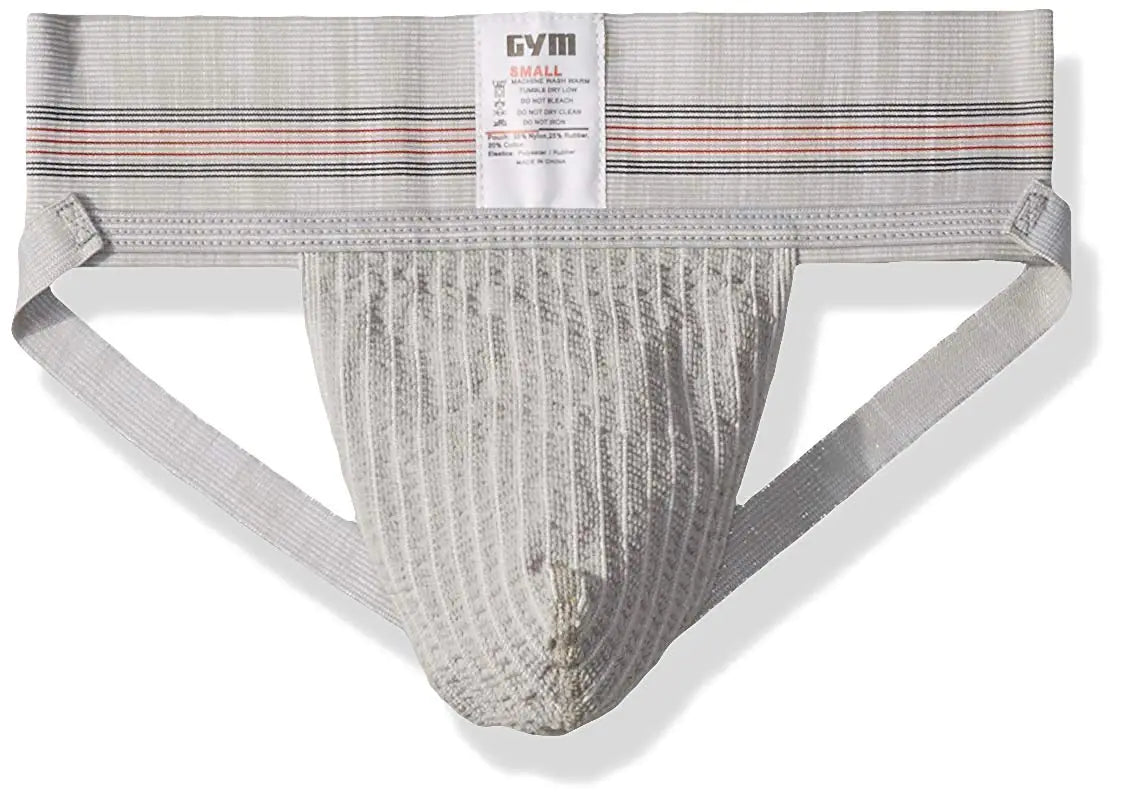 GYM Supporter Athlétique Classique pour Homme à Large Bande de 3" - X-Large Gris Chiné