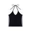 Loki & Ivy Women's Color Block Halter Crop Tank Top