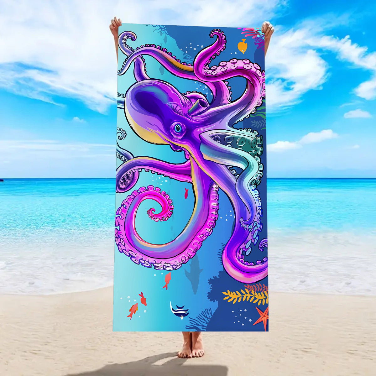 Quick-Drying Double-Sided Microfiber Beach Towel