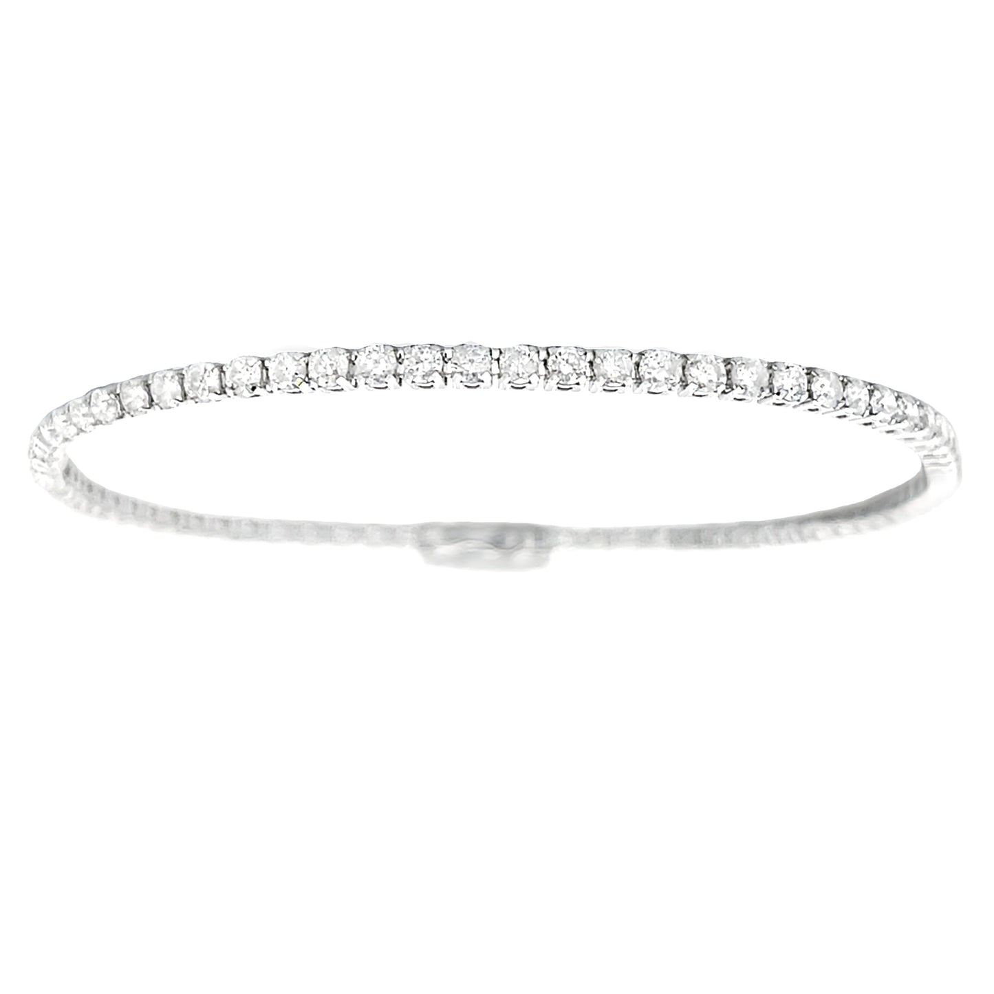 Pulsera de Tenis de Diamantes Natural de 3.00ct en Oro Blanco de 14KT