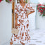 Chic Black and White Balloon Sleeve Dress for Effortless Summer Elegance - Korvel