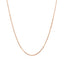 Chaîne classique en or rose 14 carats - 0,8 mm