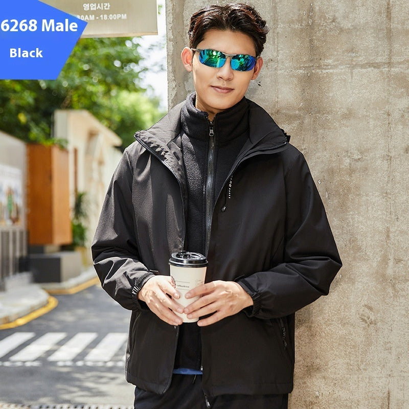 Premium Waterproof Fleece Lined Shell Jacket Set