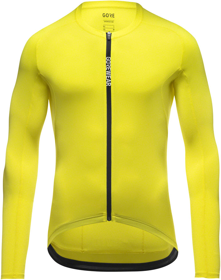 Jersey de Manga Larga Gorewear Spinshift - Amarillo Neón Hombre Pequeño