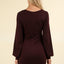 Elegant Ruched Bodycon Mini Dress for Women – Chic and Stylish Night Out Attire - Korvel
