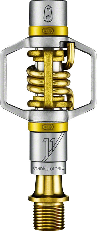 Pedales Crankbrothers Egg Beater 11 - Clipless de Doble Cara en Titanio Dorado