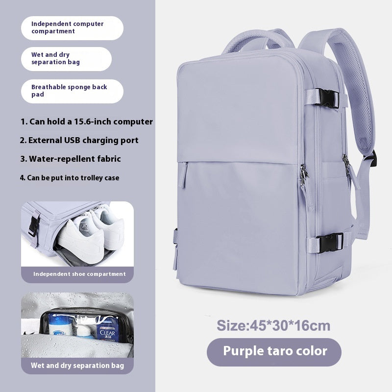 Mochila Expandible Premium para Viajes y Negocios