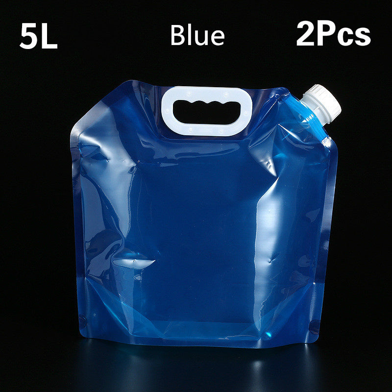 Sacs d'eau portables pliables pour aventures en plein air