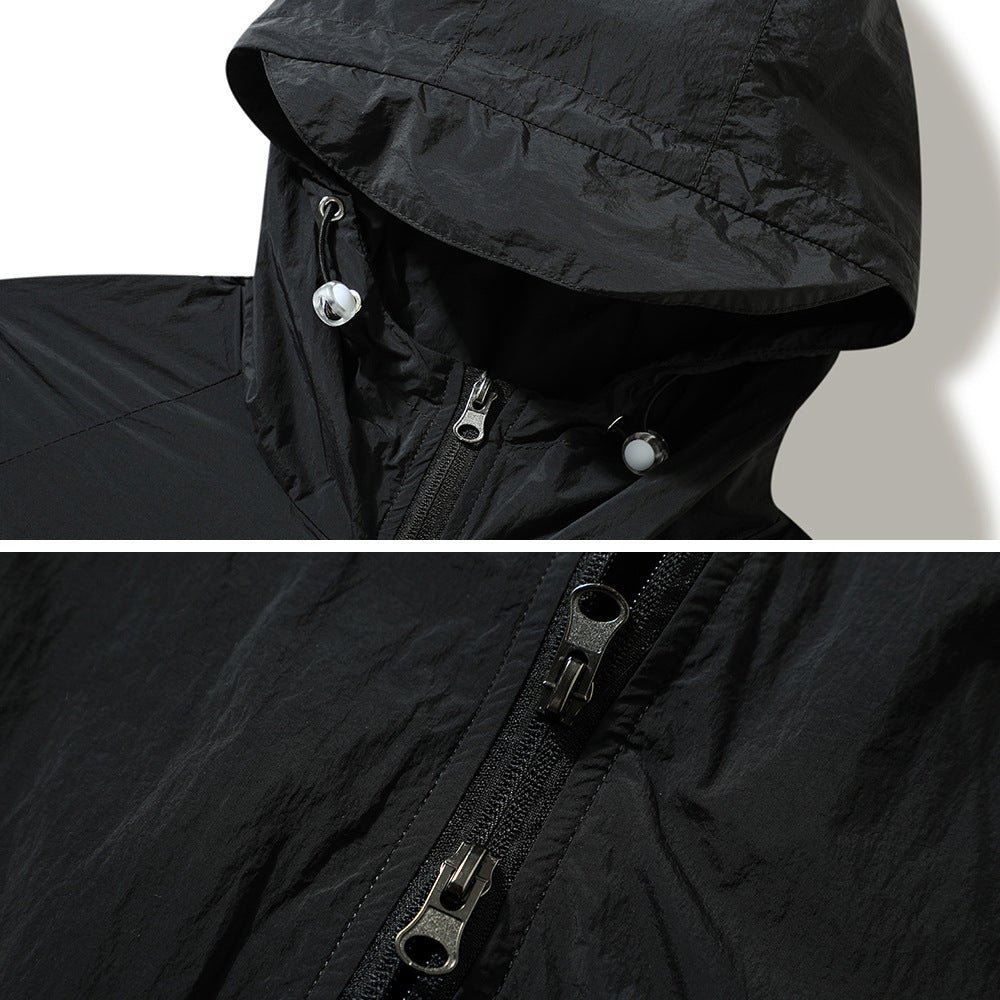 Men's Windproof Waterproof Shell Jacket