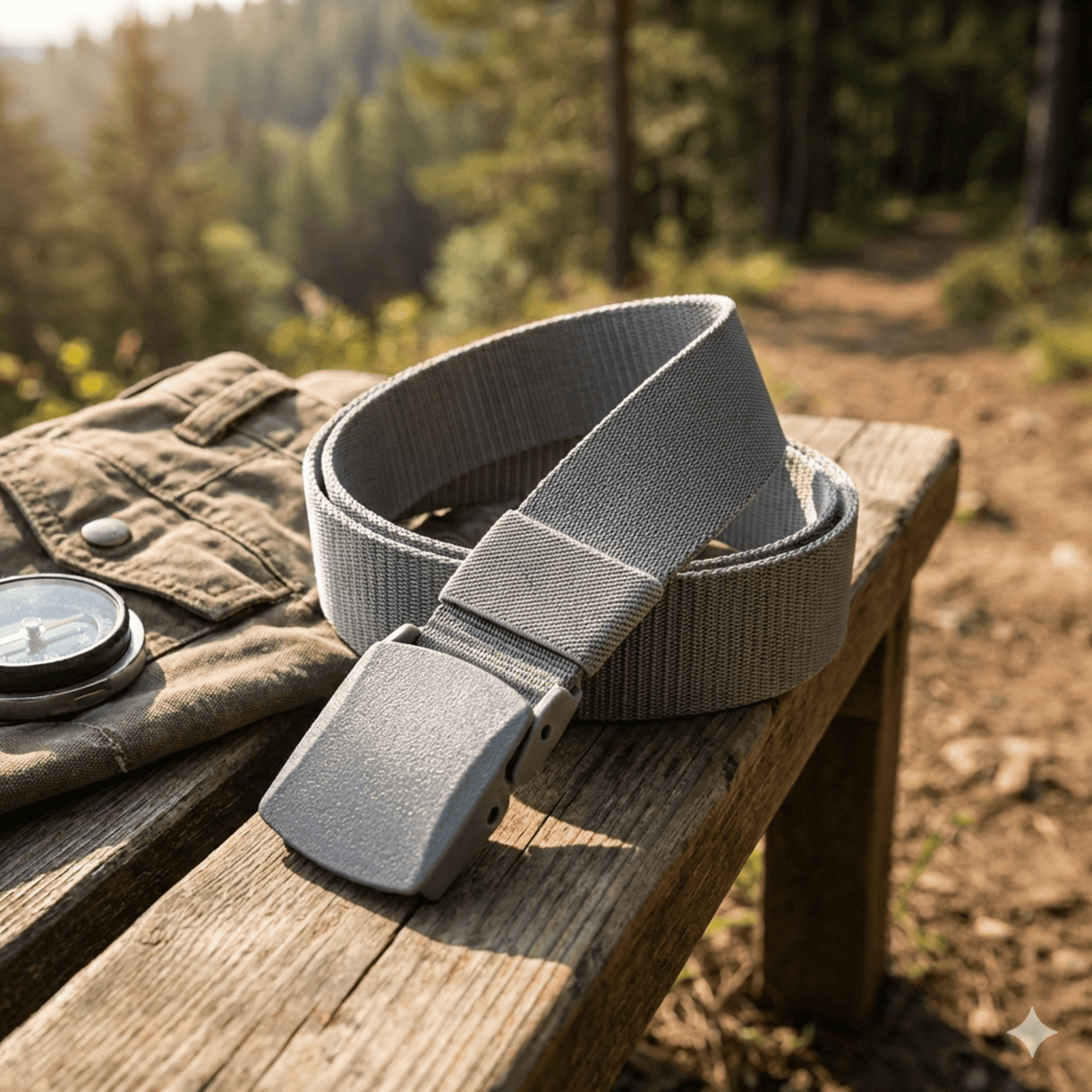 Cinturón Táctico Ajustable de Nylon XGear con Hebilla de Plástico