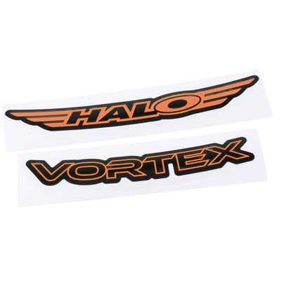 Autocollants de jante Halo Vortex - Orange